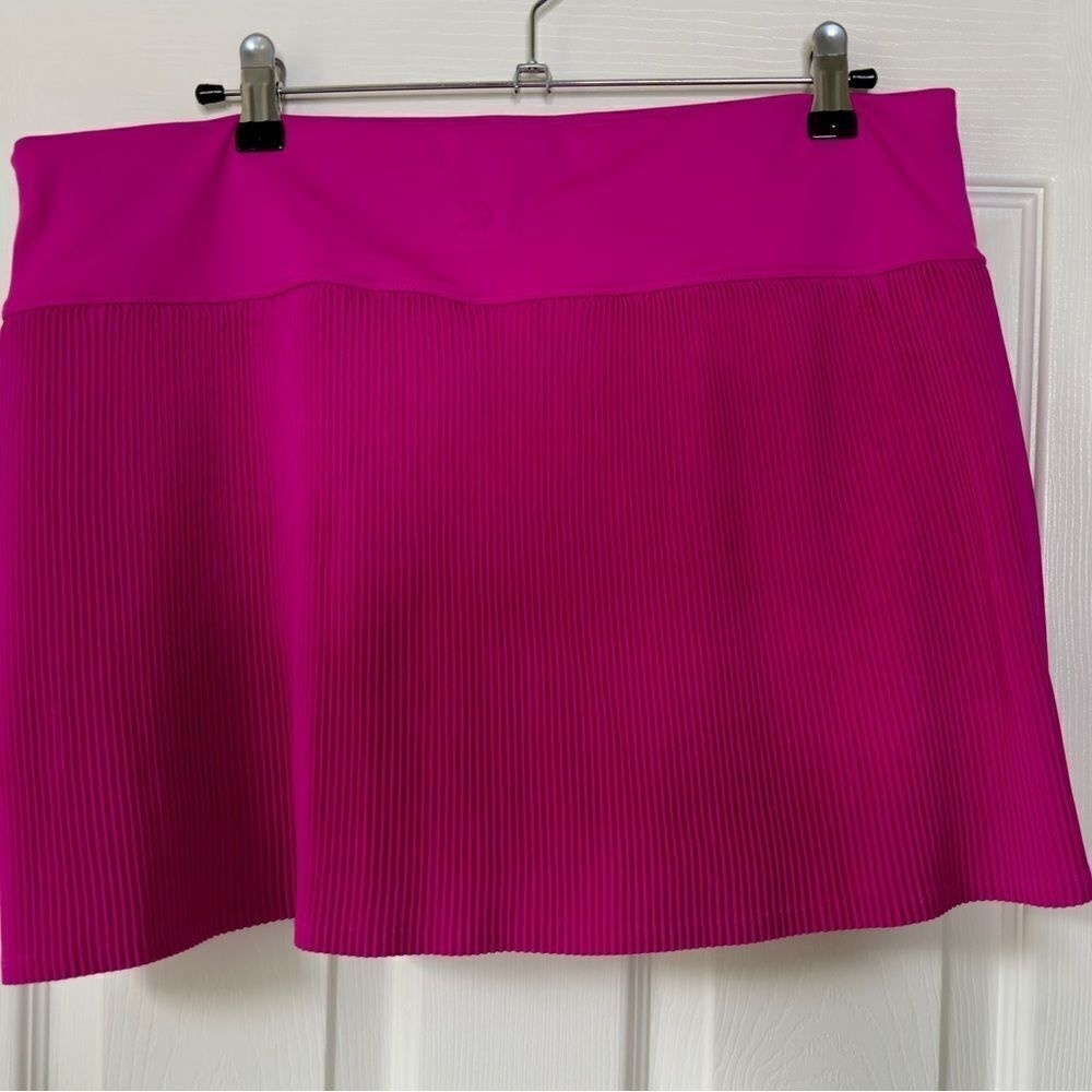 Women's Micro Pleated Skort Athletic Skort - All in Motion Pink XL - Picture 6 of 11